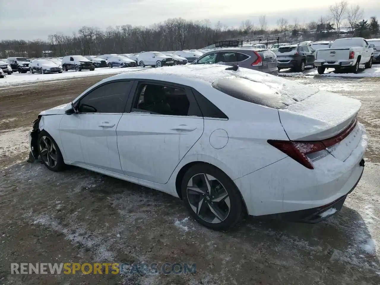 2 Photograph of a damaged car 5NPLP4AG8MH024020 HYUNDAI ELANTRA 2021
