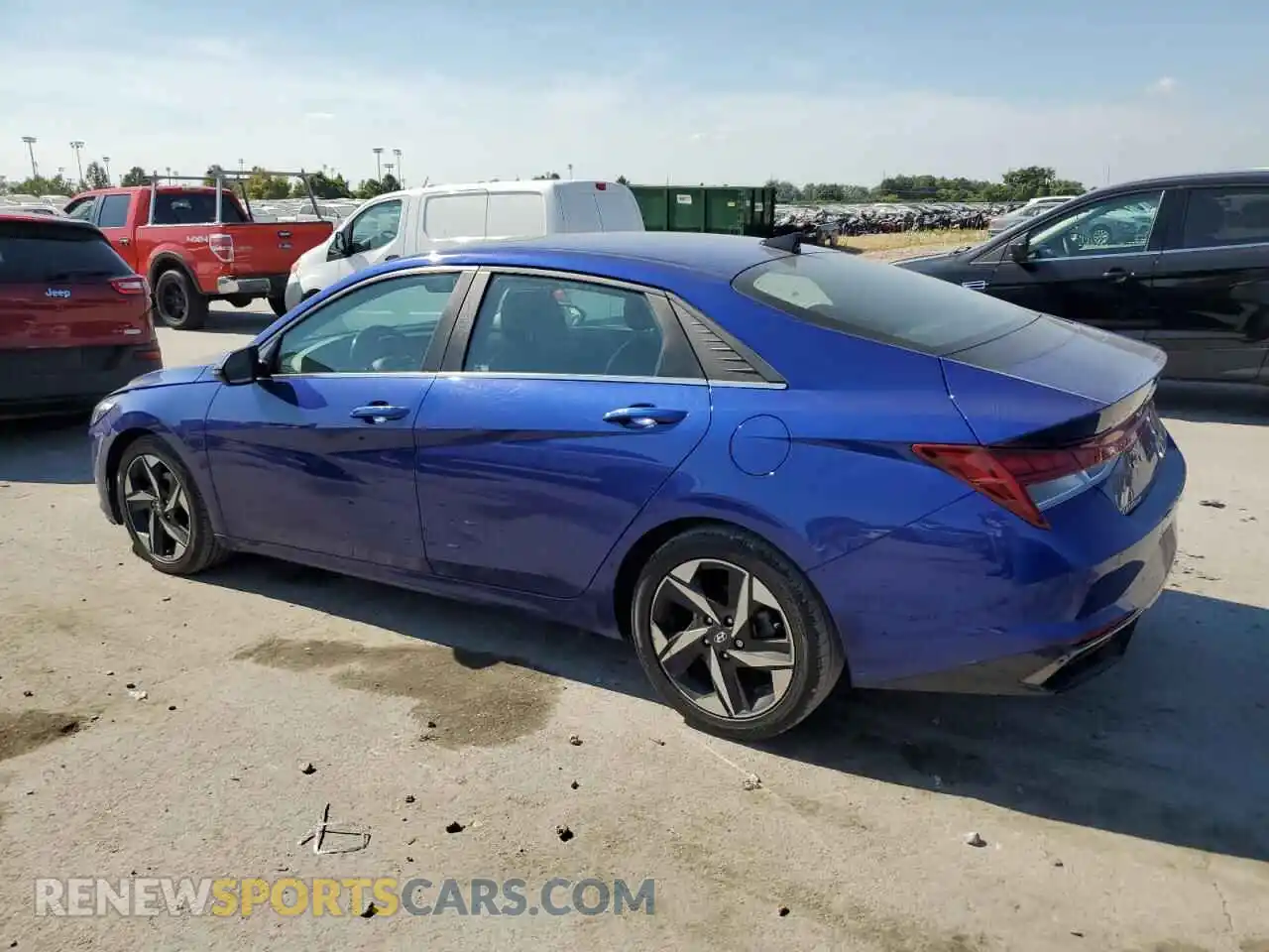 2 Photograph of a damaged car 5NPLP4AG9MH016976 HYUNDAI ELANTRA 2021