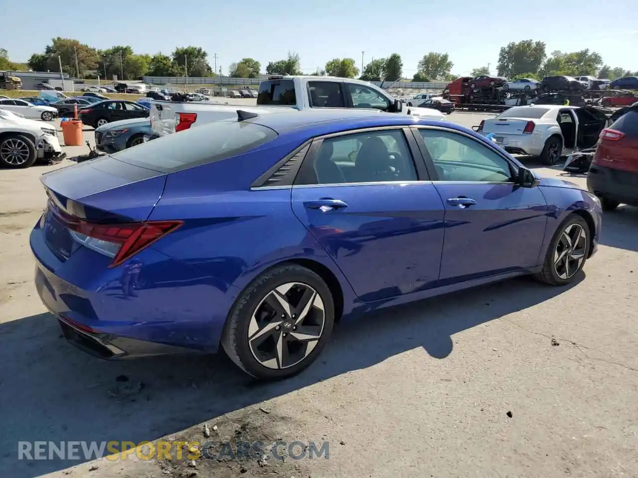 3 Photograph of a damaged car 5NPLP4AG9MH016976 HYUNDAI ELANTRA 2021
