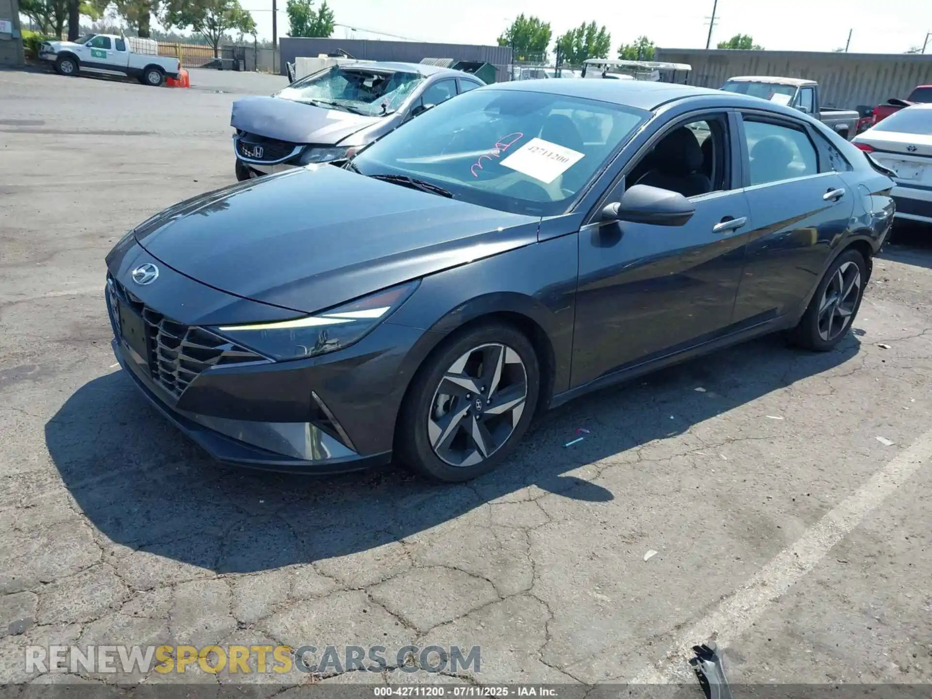 2 Photograph of a damaged car 5NPLP4AG9MH024107 HYUNDAI ELANTRA 2021