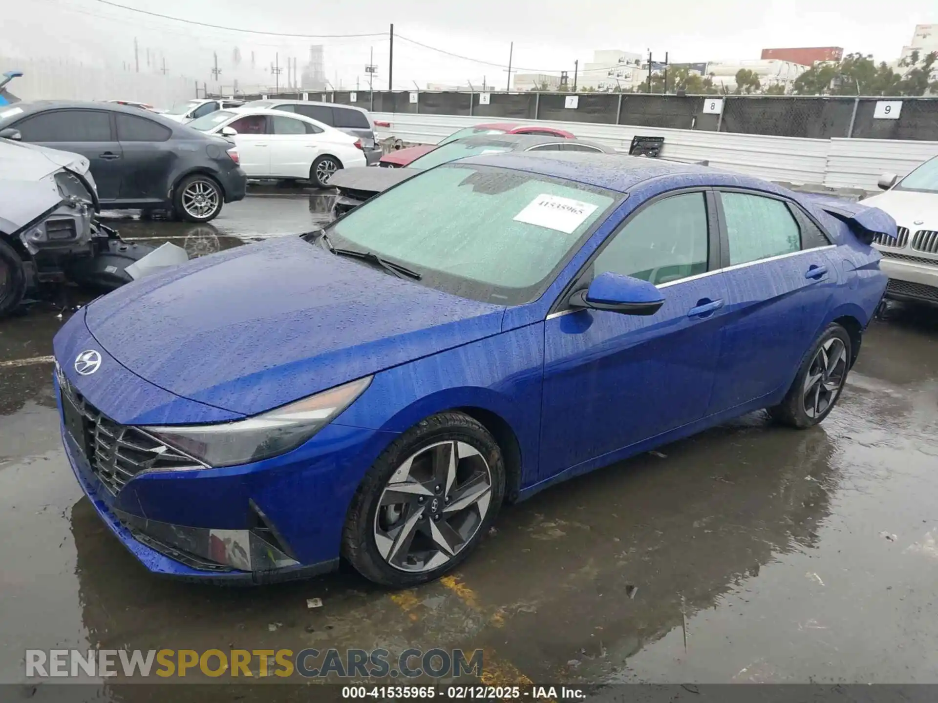 2 Photograph of a damaged car 5NPLP4AG9MH025466 HYUNDAI ELANTRA 2021