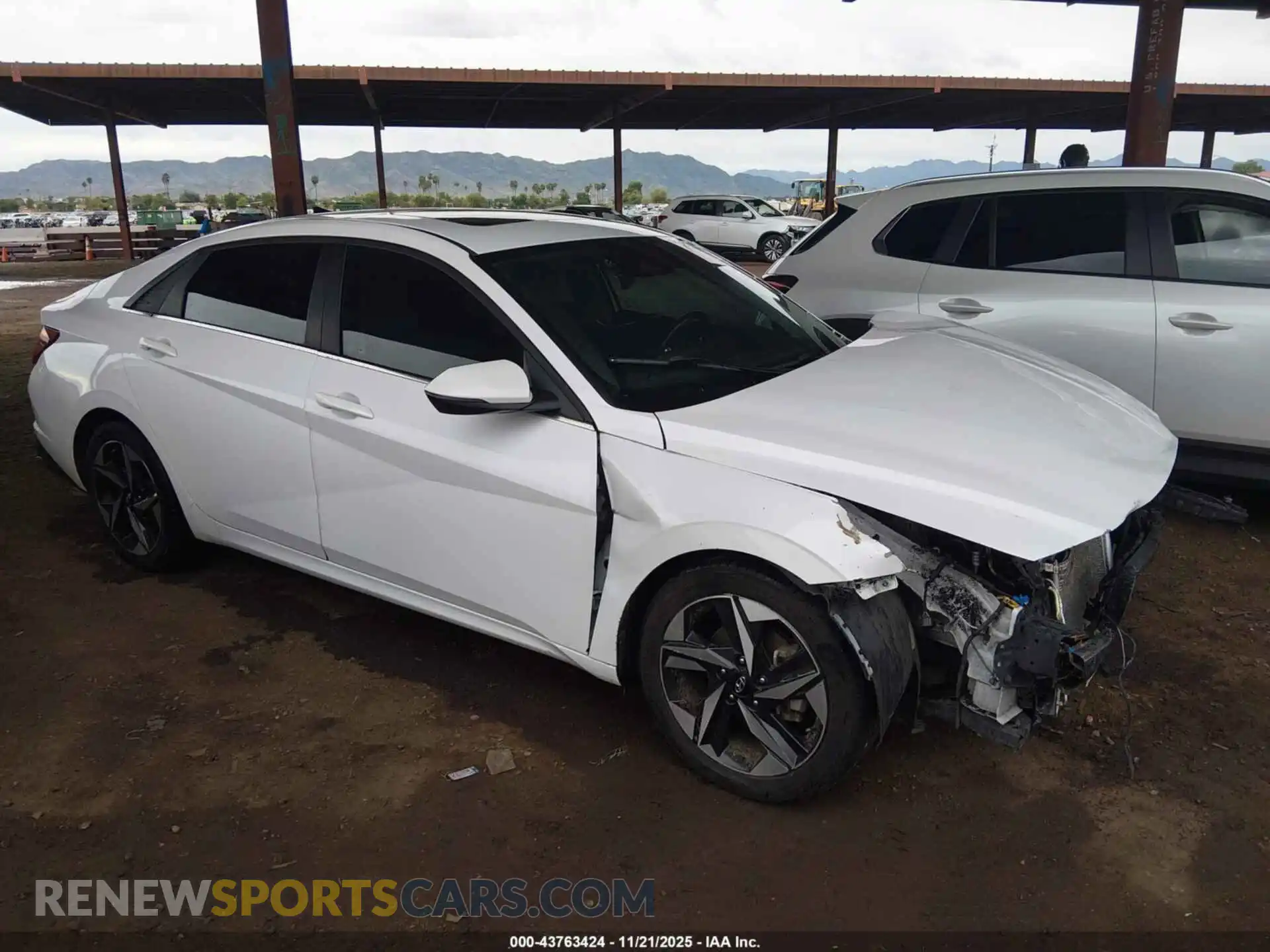 1 Photograph of a damaged car 5NPLP4AGXMH020079 HYUNDAI ELANTRA 2021