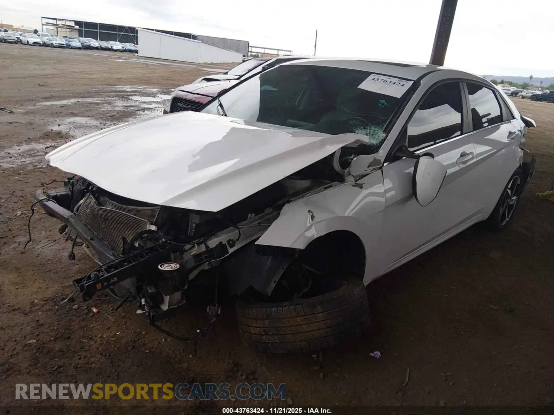 2 Photograph of a damaged car 5NPLP4AGXMH020079 HYUNDAI ELANTRA 2021