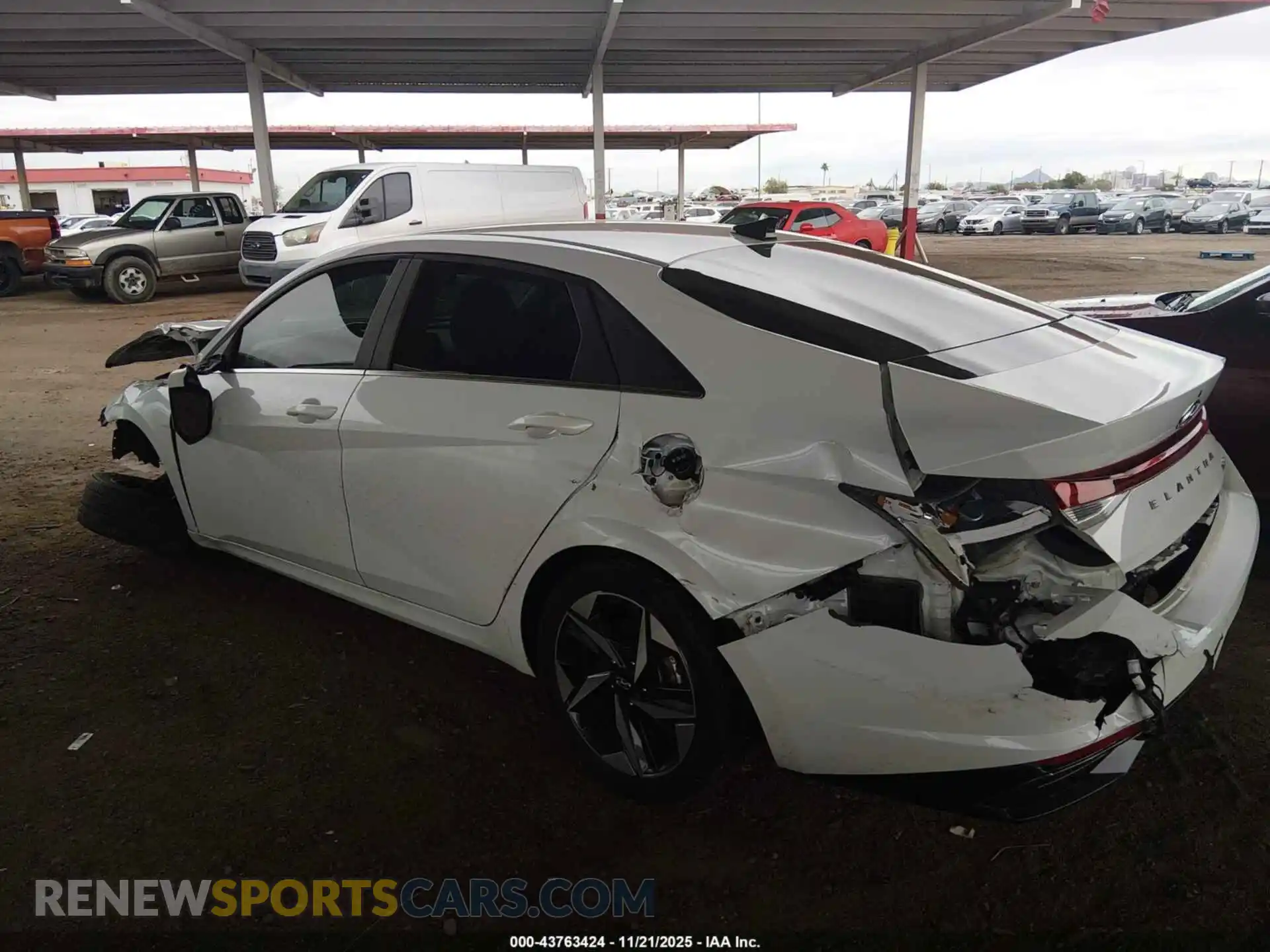 3 Photograph of a damaged car 5NPLP4AGXMH020079 HYUNDAI ELANTRA 2021
