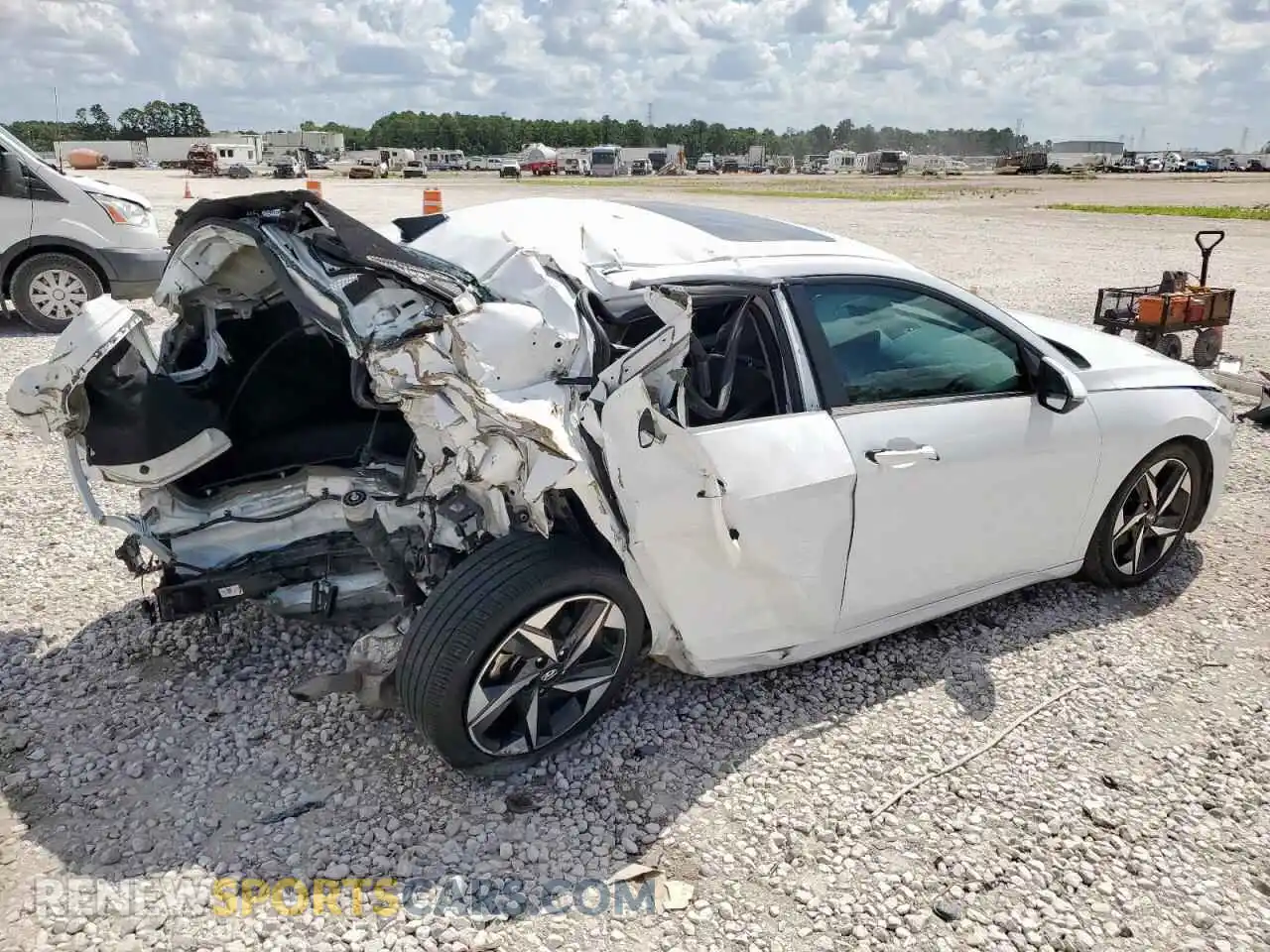 3 Photograph of a damaged car 5NPLP4AGXMH031440 HYUNDAI ELANTRA 2021