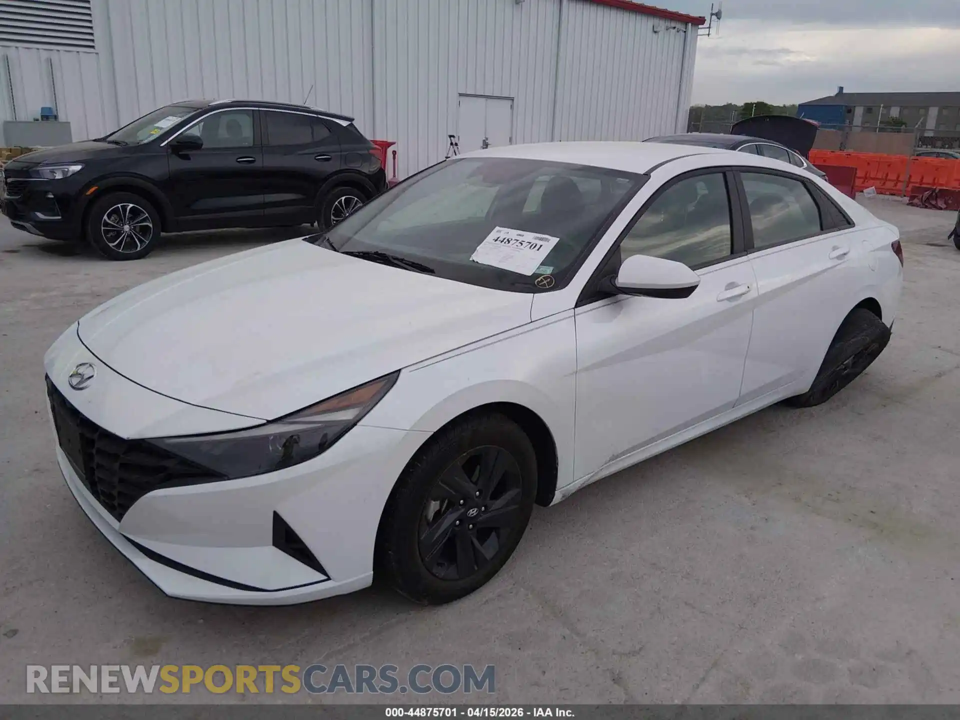 2 Photograph of a damaged car 5NPLS4AG0MH002821 HYUNDAI ELANTRA 2021