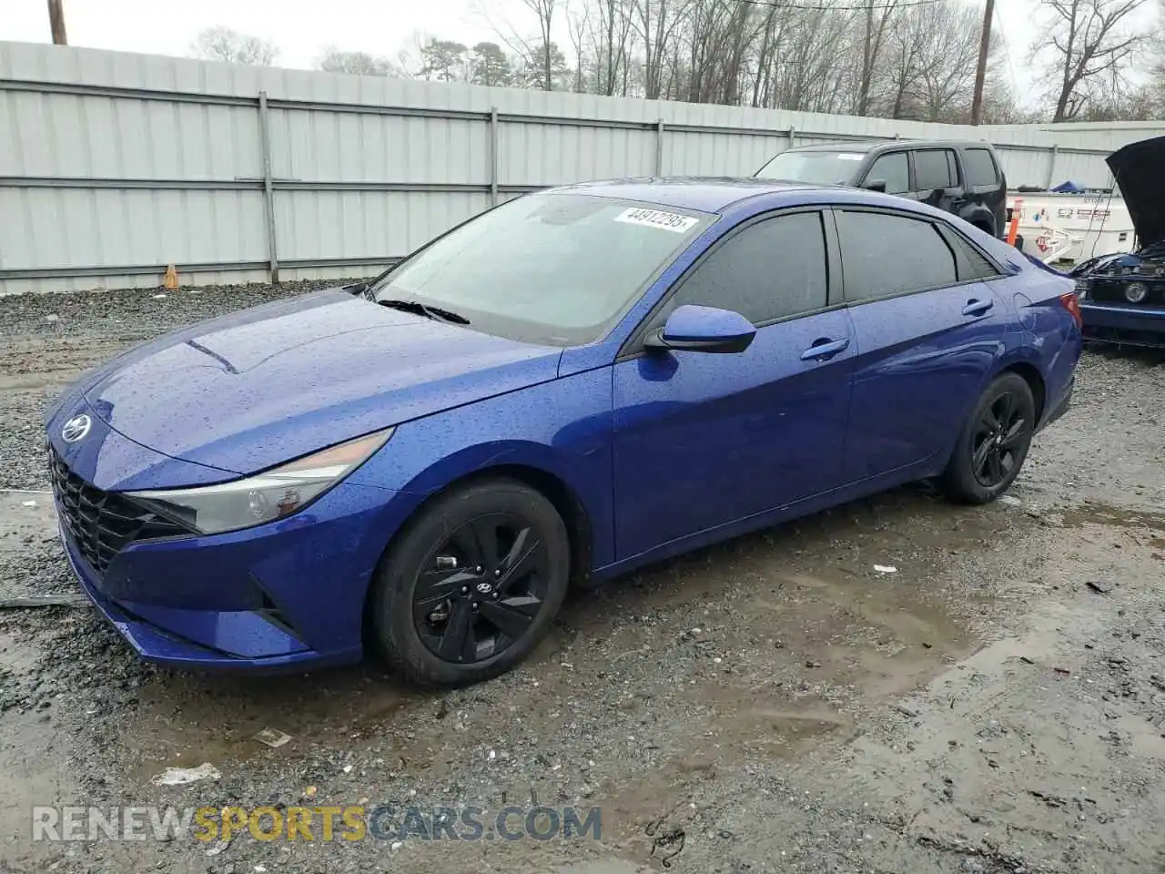1 fotografías del automóvil dañado 5NPLS4AG0MH004455 HYUNDAI ELANTRA 2021