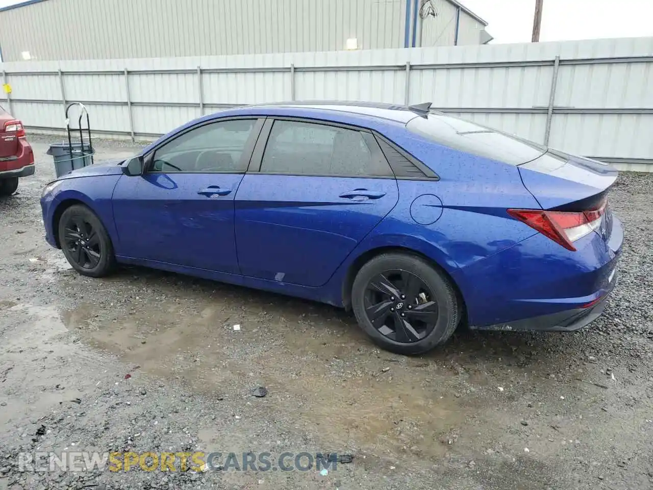 2 fotografías del automóvil dañado 5NPLS4AG0MH004455 HYUNDAI ELANTRA 2021