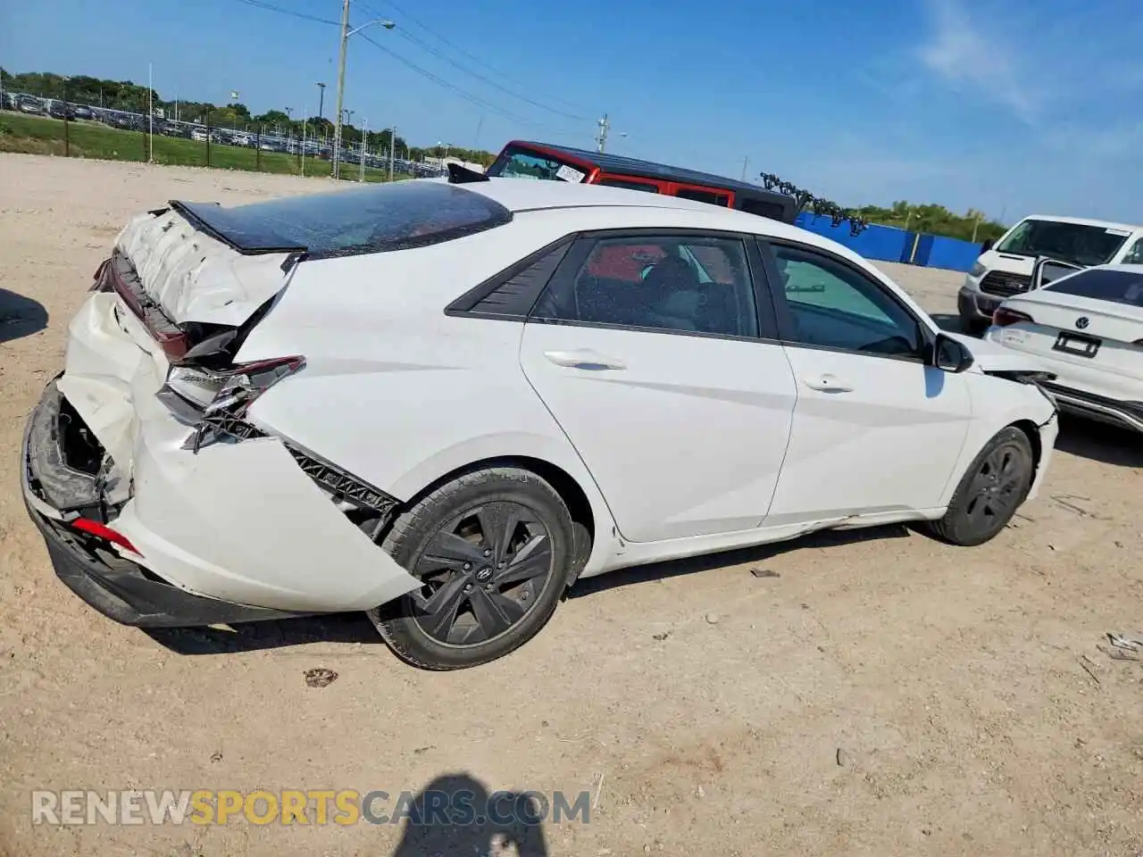 3 Фотография поврежденного автомобиля 5NPLS4AG0MH006268 HYUNDAI ELANTRA 2021