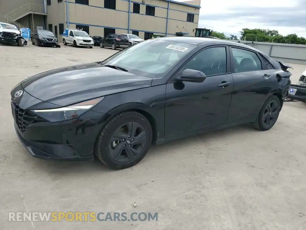 1 Photograph of a damaged car 5NPLS4AG0MH008778 HYUNDAI ELANTRA 2021