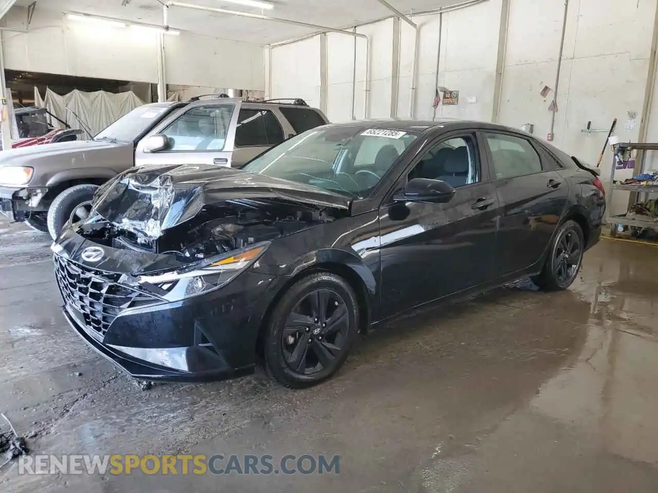 1 Photograph of a damaged car 5NPLS4AG0MH023569 HYUNDAI ELANTRA 2021