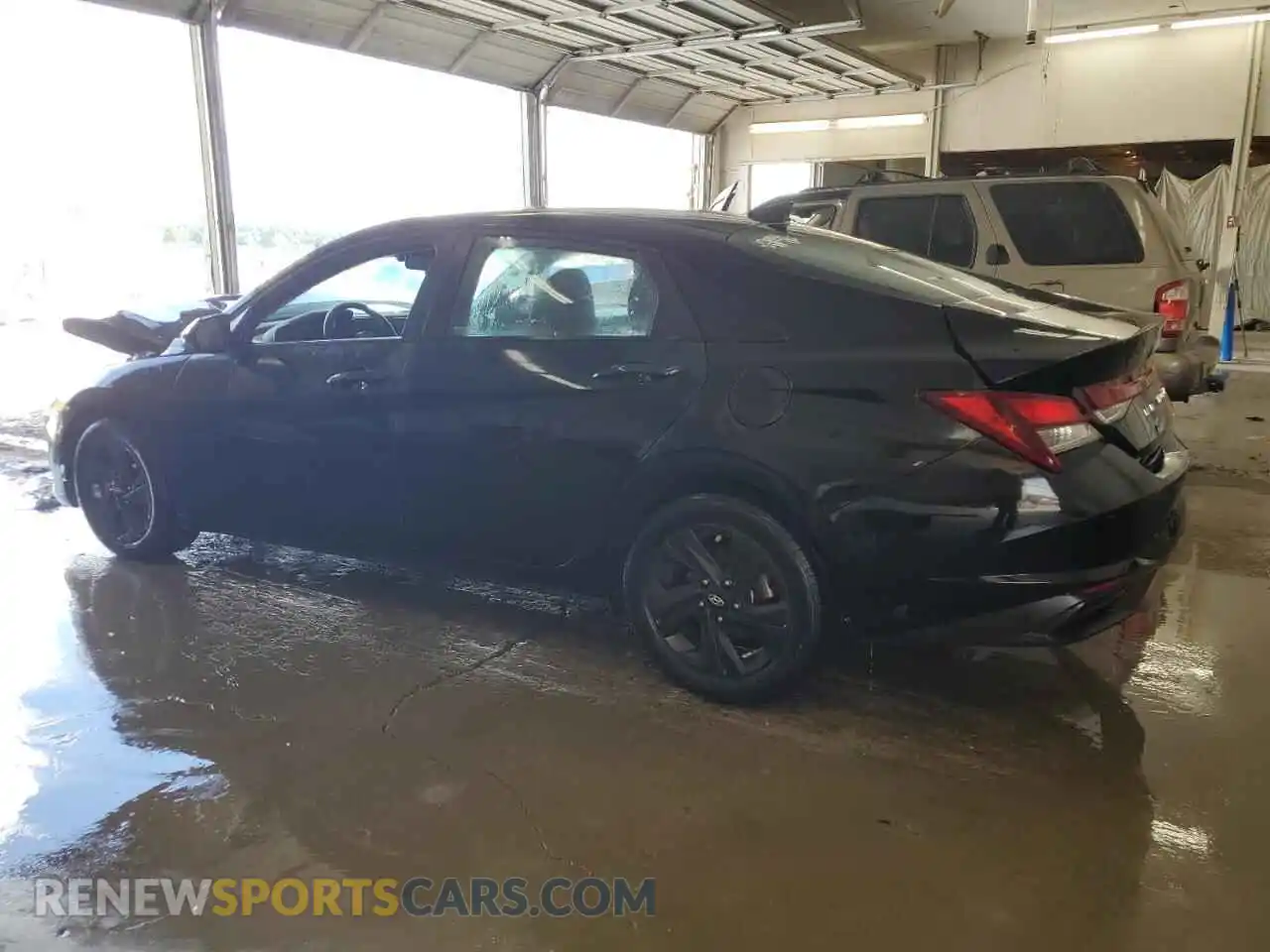 2 Photograph of a damaged car 5NPLS4AG0MH023569 HYUNDAI ELANTRA 2021