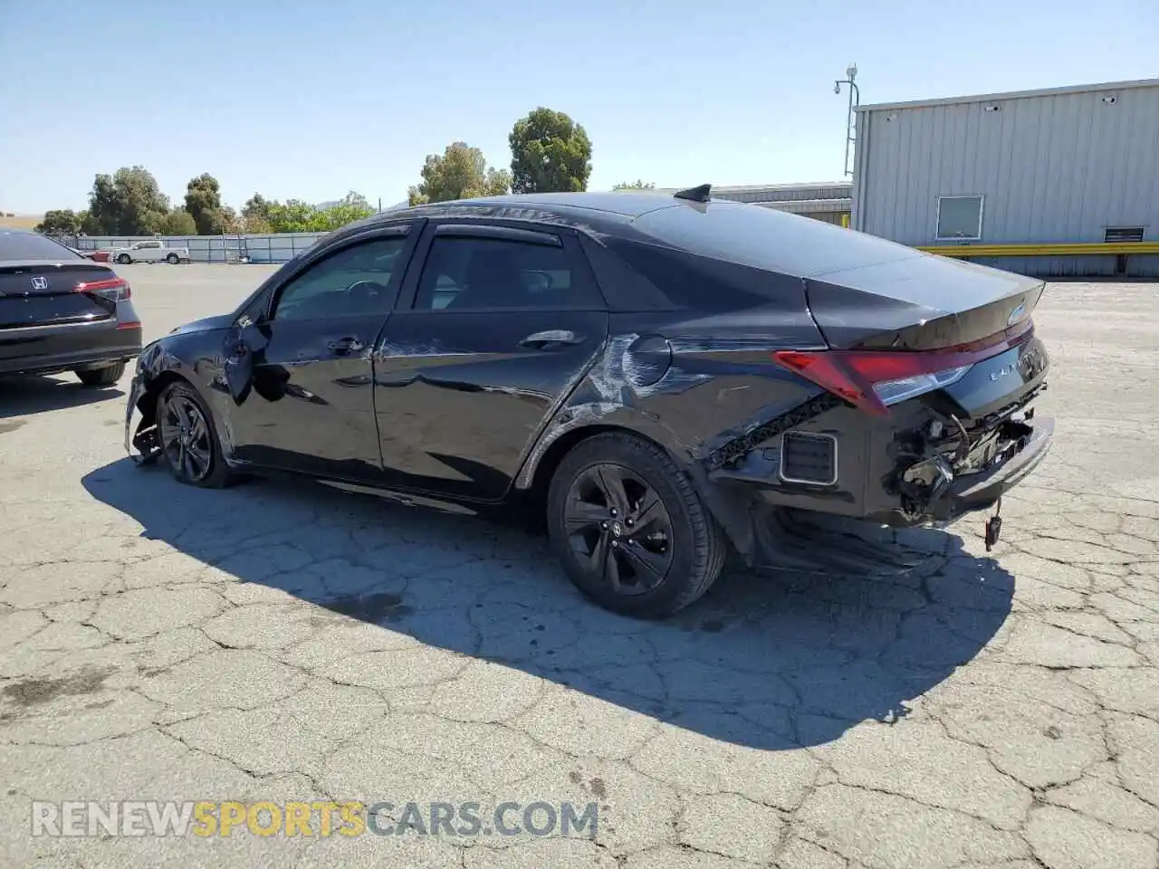 2 Photograph of a damaged car 5NPLS4AG0MH031056 HYUNDAI ELANTRA 2021