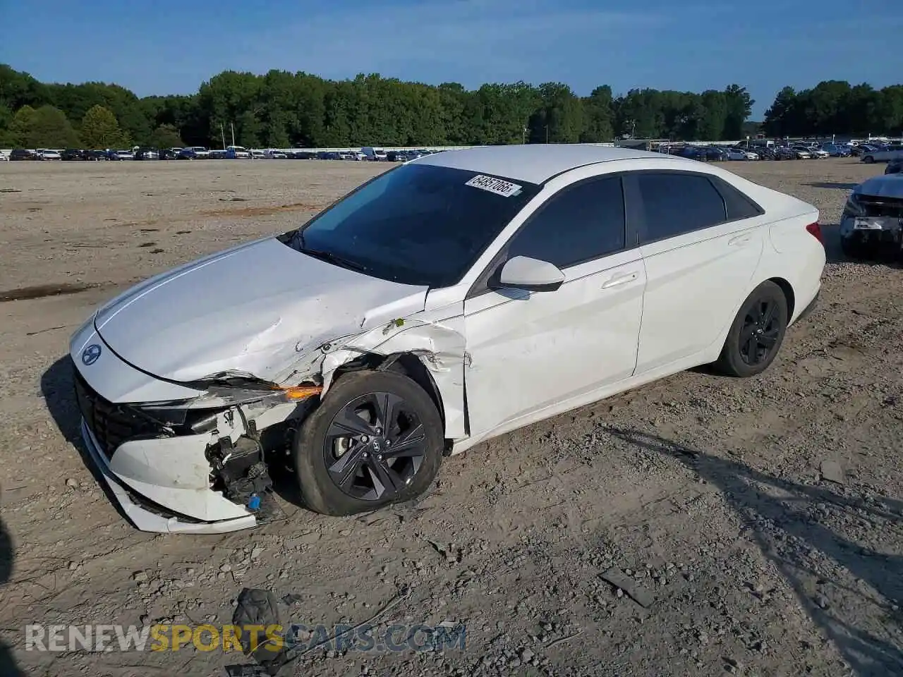 1 Photograph of a damaged car 5NPLS4AG0MH031297 HYUNDAI ELANTRA 2021