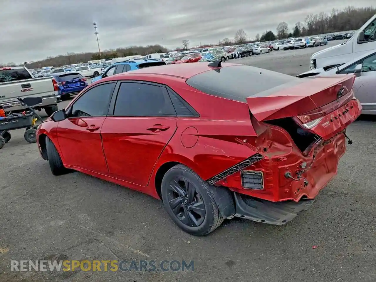 2 Photograph of a damaged car 5NPLS4AG0MH039478 HYUNDAI ELANTRA 2021