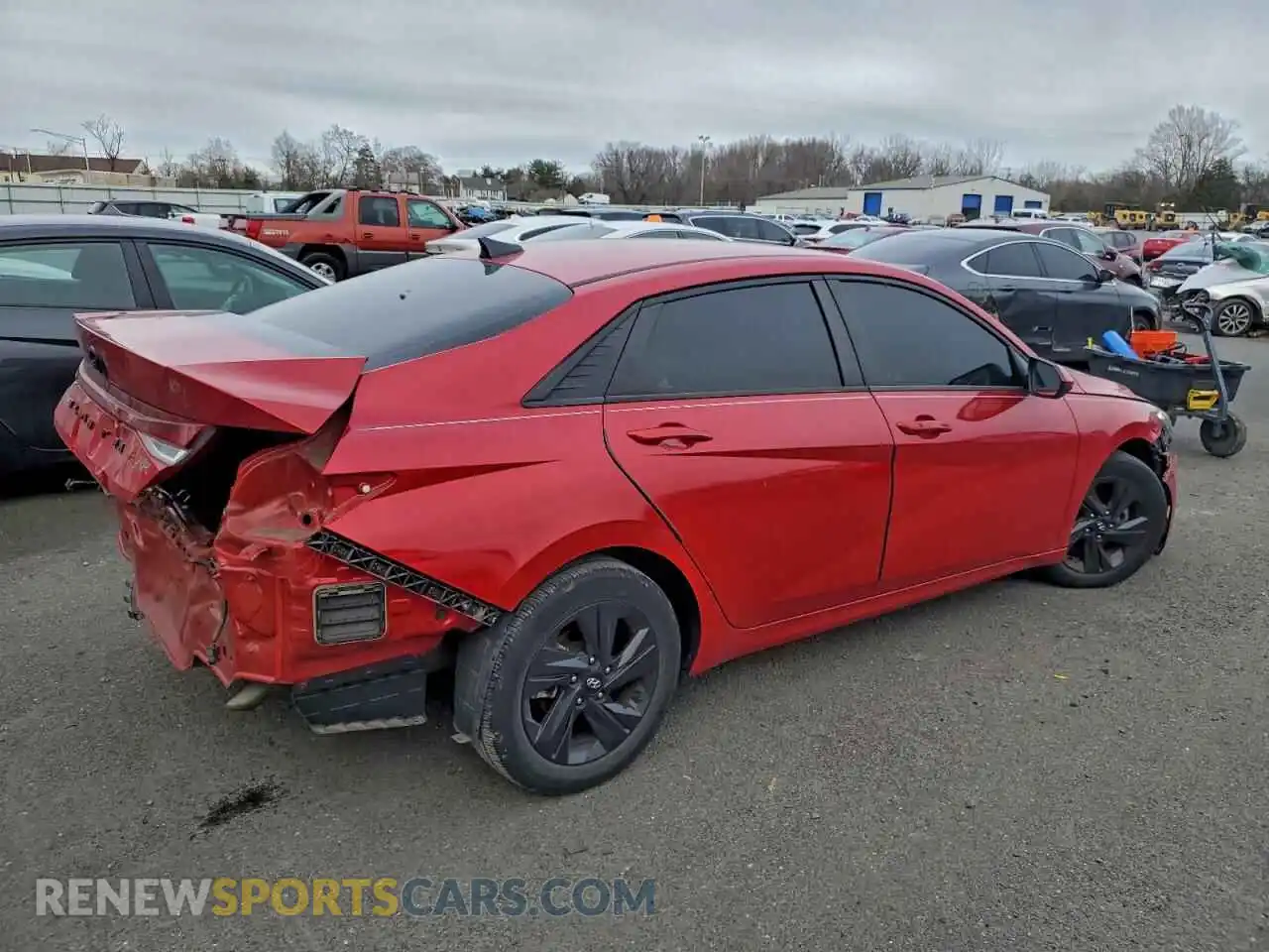 3 Photograph of a damaged car 5NPLS4AG0MH039478 HYUNDAI ELANTRA 2021