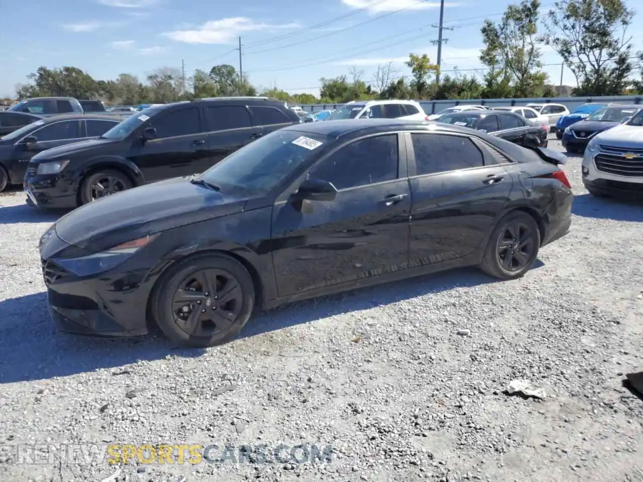 1 Photograph of a damaged car 5NPLS4AG0MH052036 HYUNDAI ELANTRA 2021