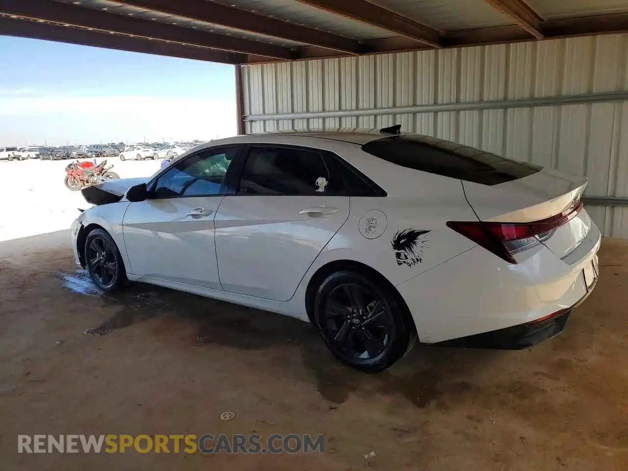 2 Photograph of a damaged car 5NPLS4AG1MH003024 HYUNDAI ELANTRA 2021