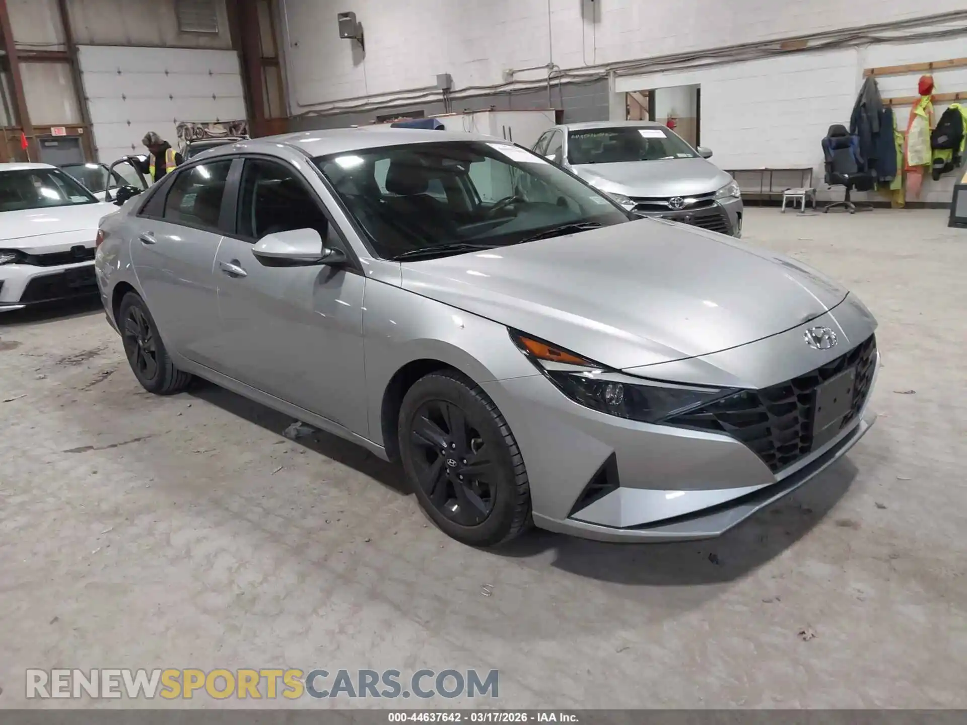 1 Photograph of a damaged car 5NPLS4AG1MH009633 HYUNDAI ELANTRA 2021