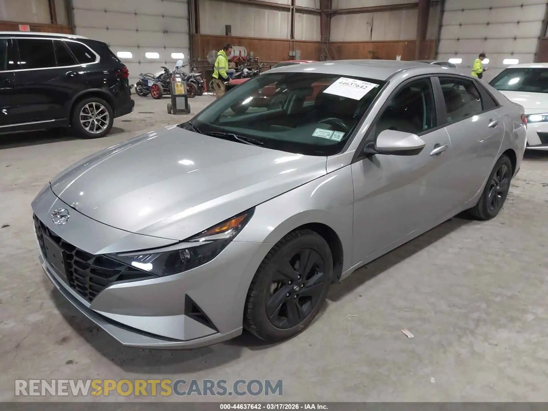 2 Photograph of a damaged car 5NPLS4AG1MH009633 HYUNDAI ELANTRA 2021
