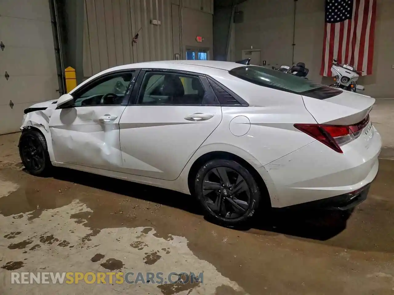 2 fotografías del automóvil dañado 5NPLS4AG1MH023564 HYUNDAI ELANTRA 2021