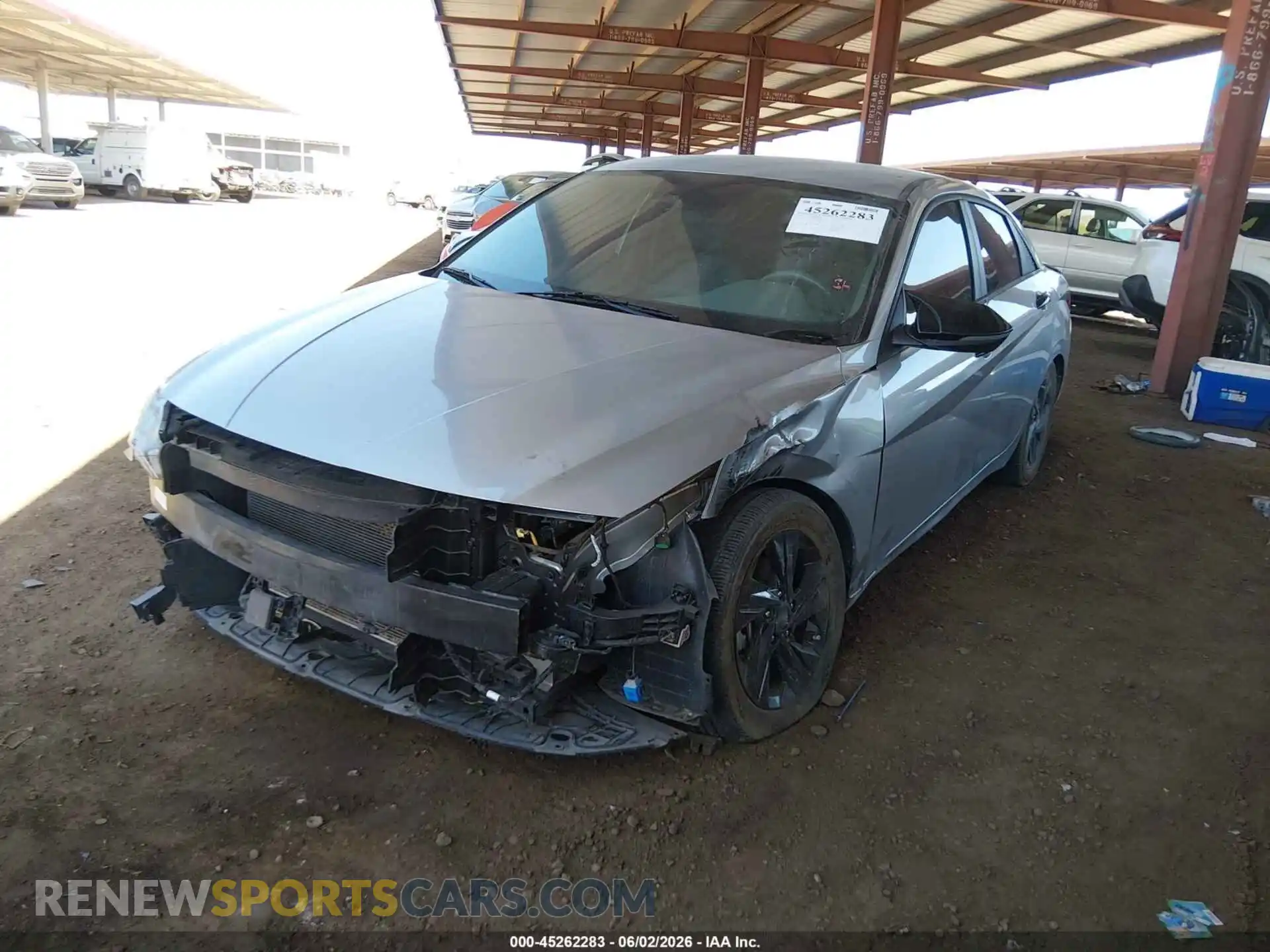 2 Photograph of a damaged car 5NPLS4AG1MH023824 HYUNDAI ELANTRA 2021