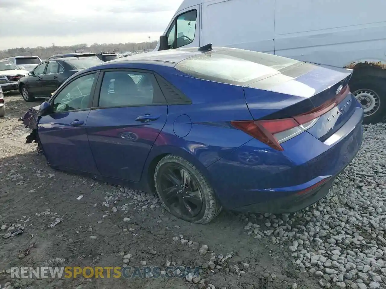 2 Photograph of a damaged car 5NPLS4AG1MH033477 HYUNDAI ELANTRA 2021