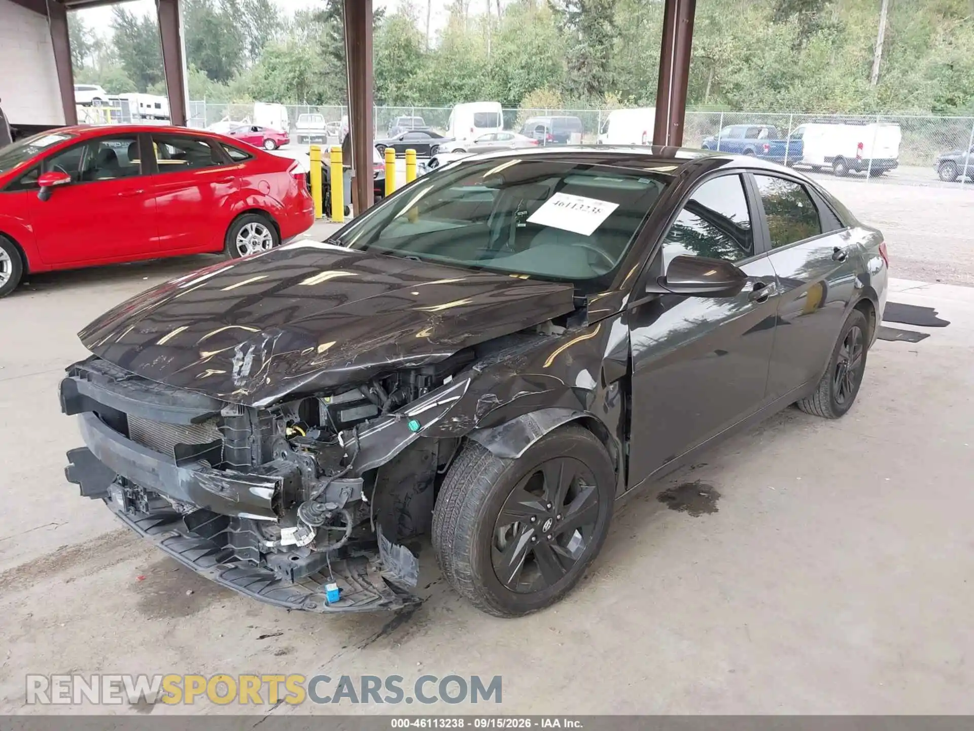 2 Photograph of a damaged car 5NPLS4AG1MH039182 HYUNDAI ELANTRA 2021