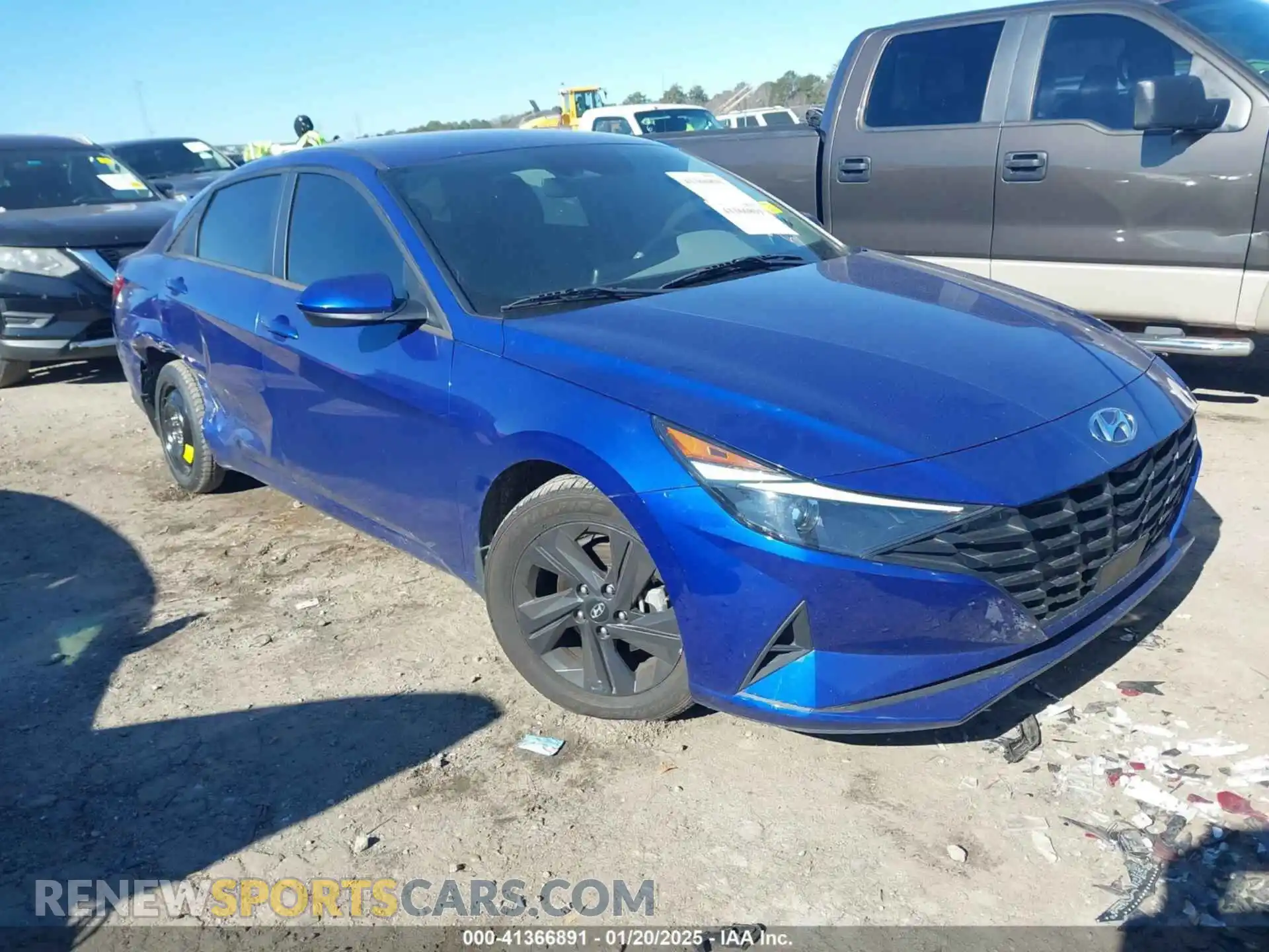 1 Photograph of a damaged car 5NPLS4AG1MH041885 HYUNDAI ELANTRA 2021