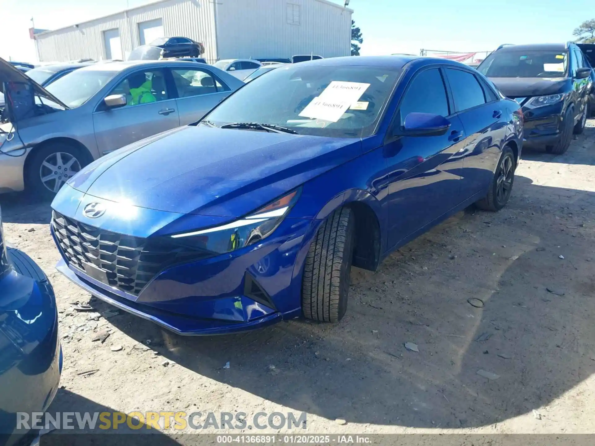 2 Photograph of a damaged car 5NPLS4AG1MH041885 HYUNDAI ELANTRA 2021
