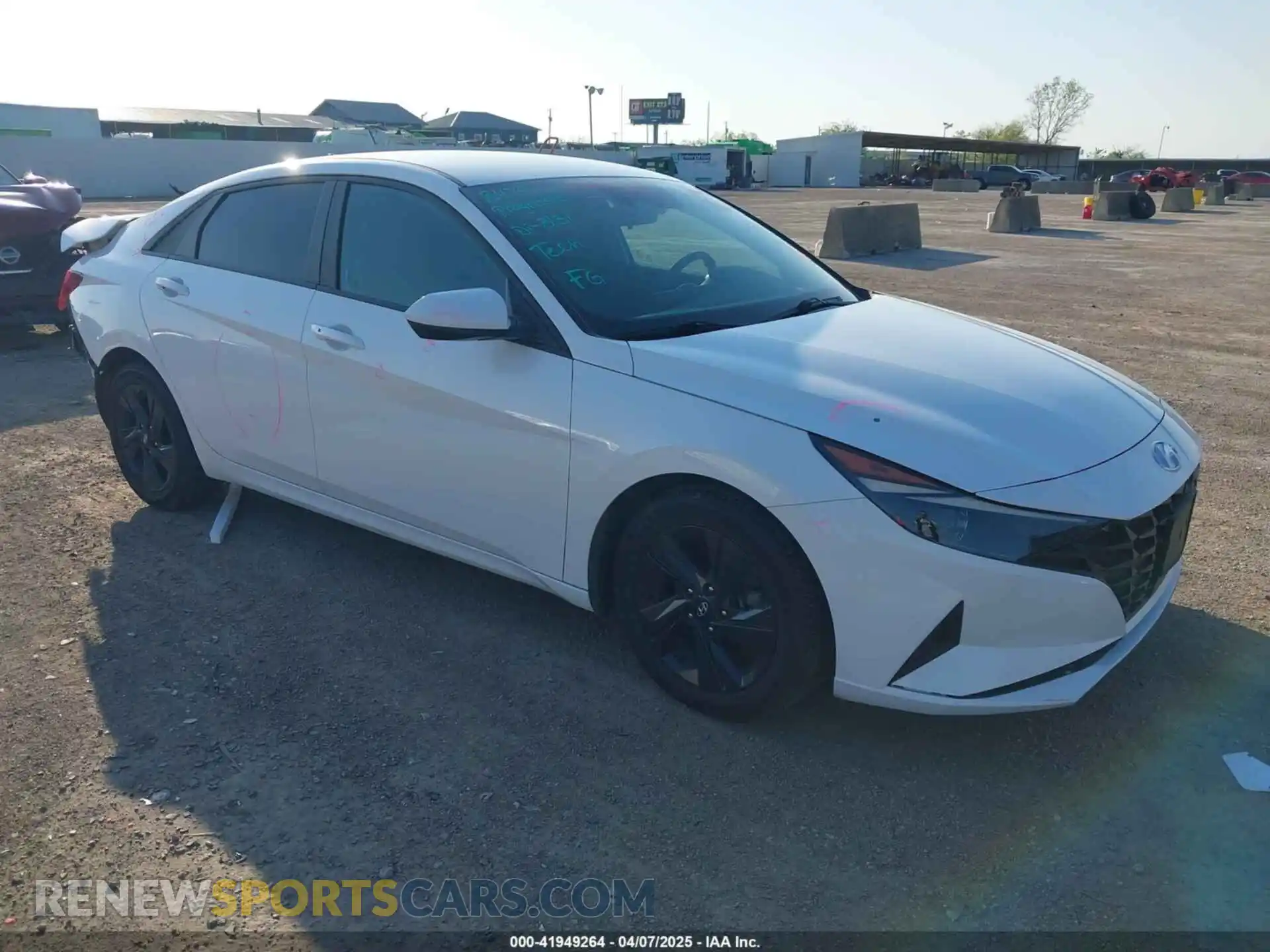 1 Photograph of a damaged car 5NPLS4AG1MH044317 HYUNDAI ELANTRA 2021
