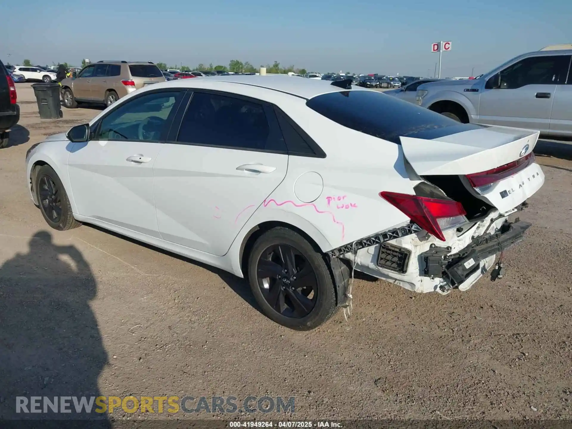 3 Photograph of a damaged car 5NPLS4AG1MH044317 HYUNDAI ELANTRA 2021