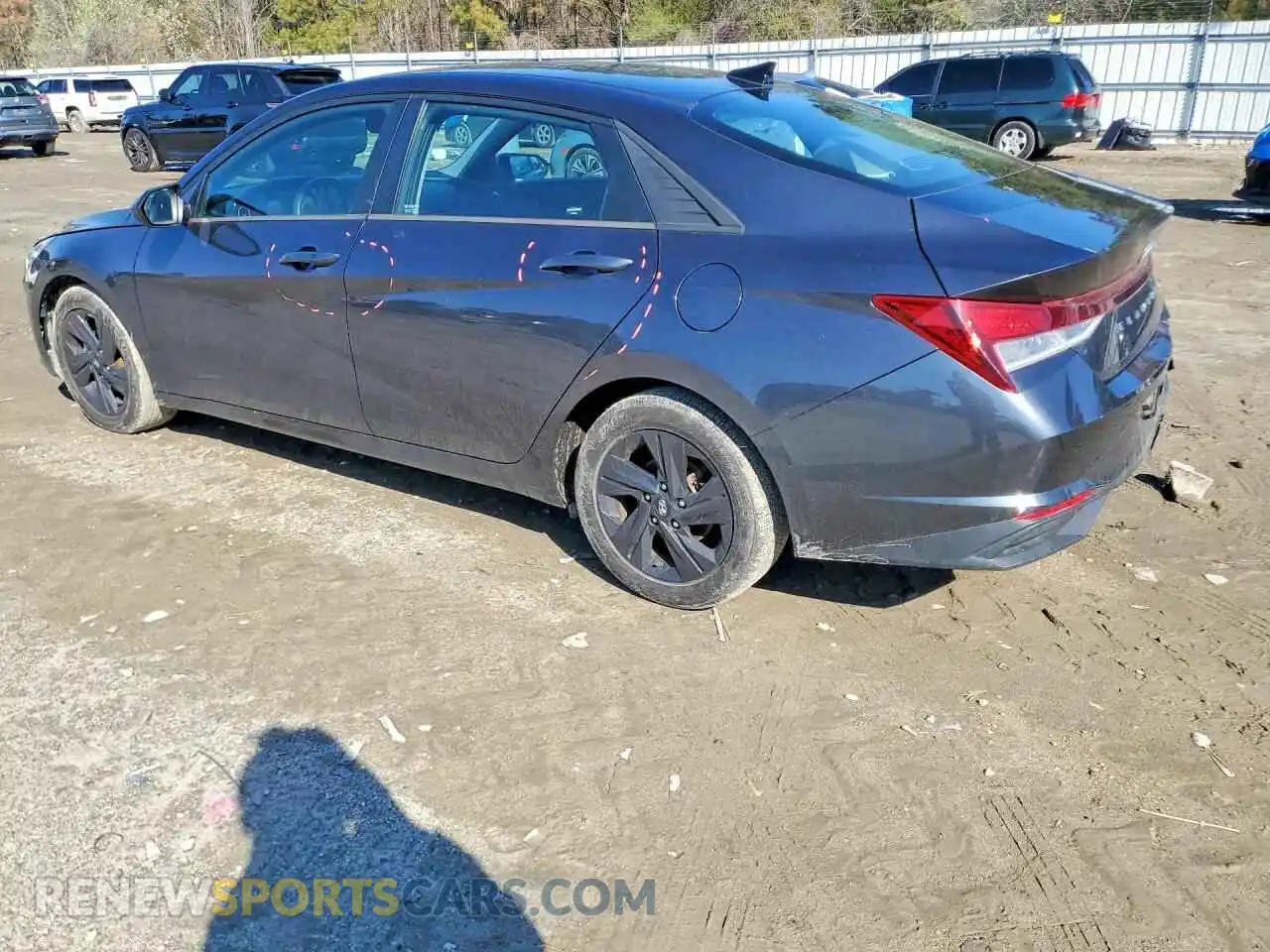2 Photograph of a damaged car 5NPLS4AG1MH047928 HYUNDAI ELANTRA 2021