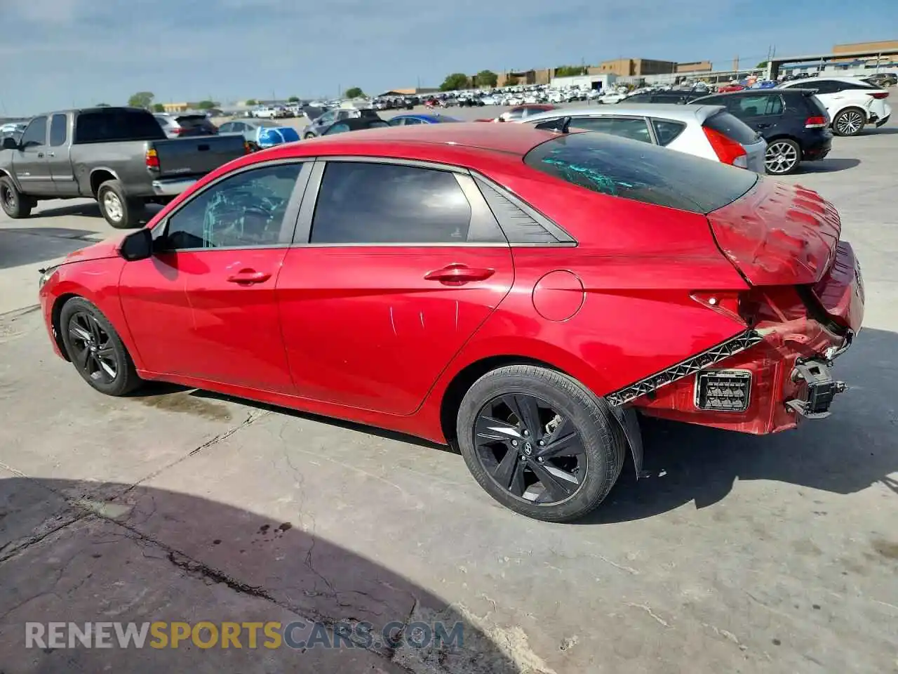 2 Photograph of a damaged car 5NPLS4AG1MH051977 HYUNDAI ELANTRA 2021