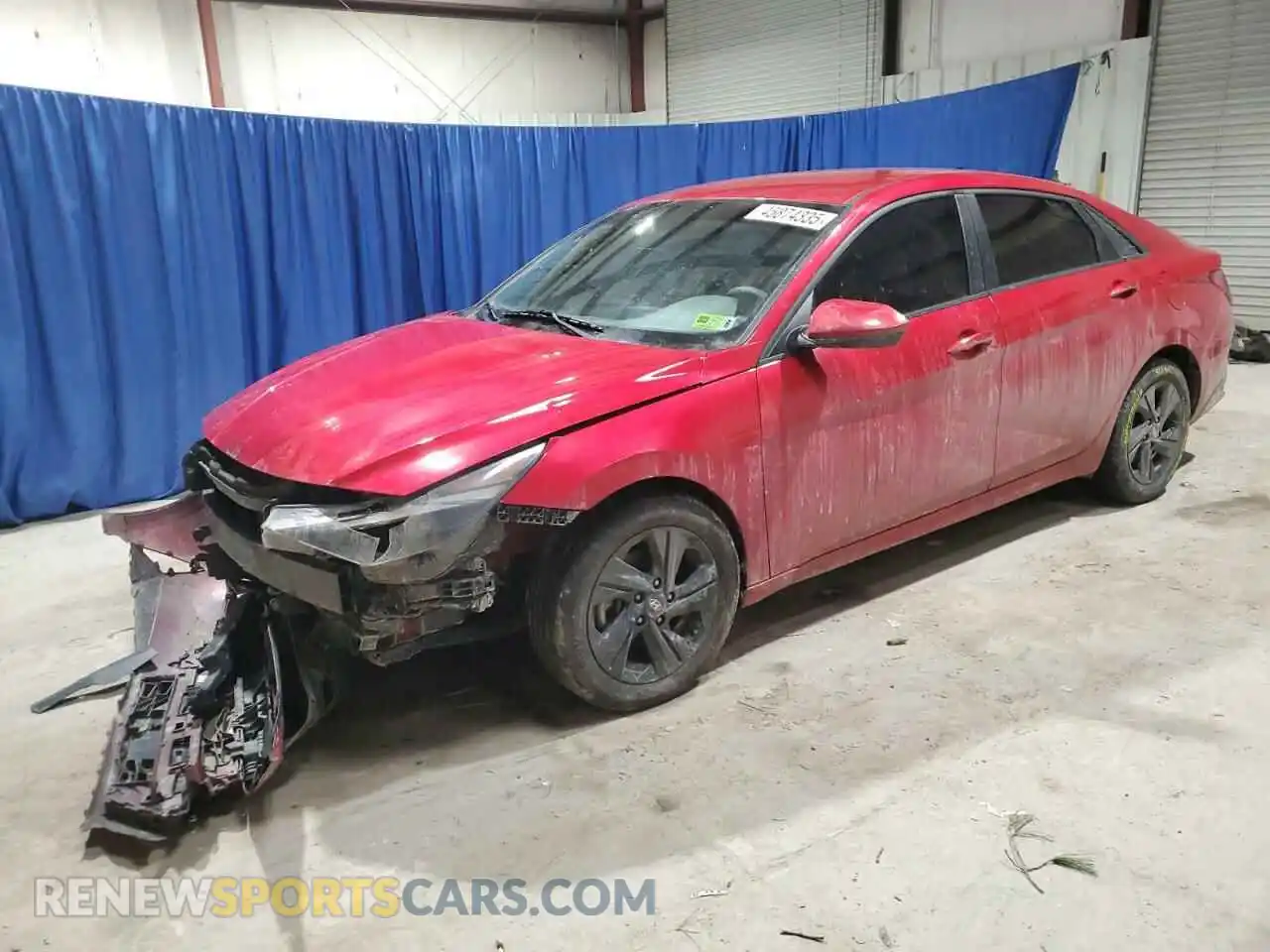 1 Photograph of a damaged car 5NPLS4AG2MH004232 HYUNDAI ELANTRA 2021