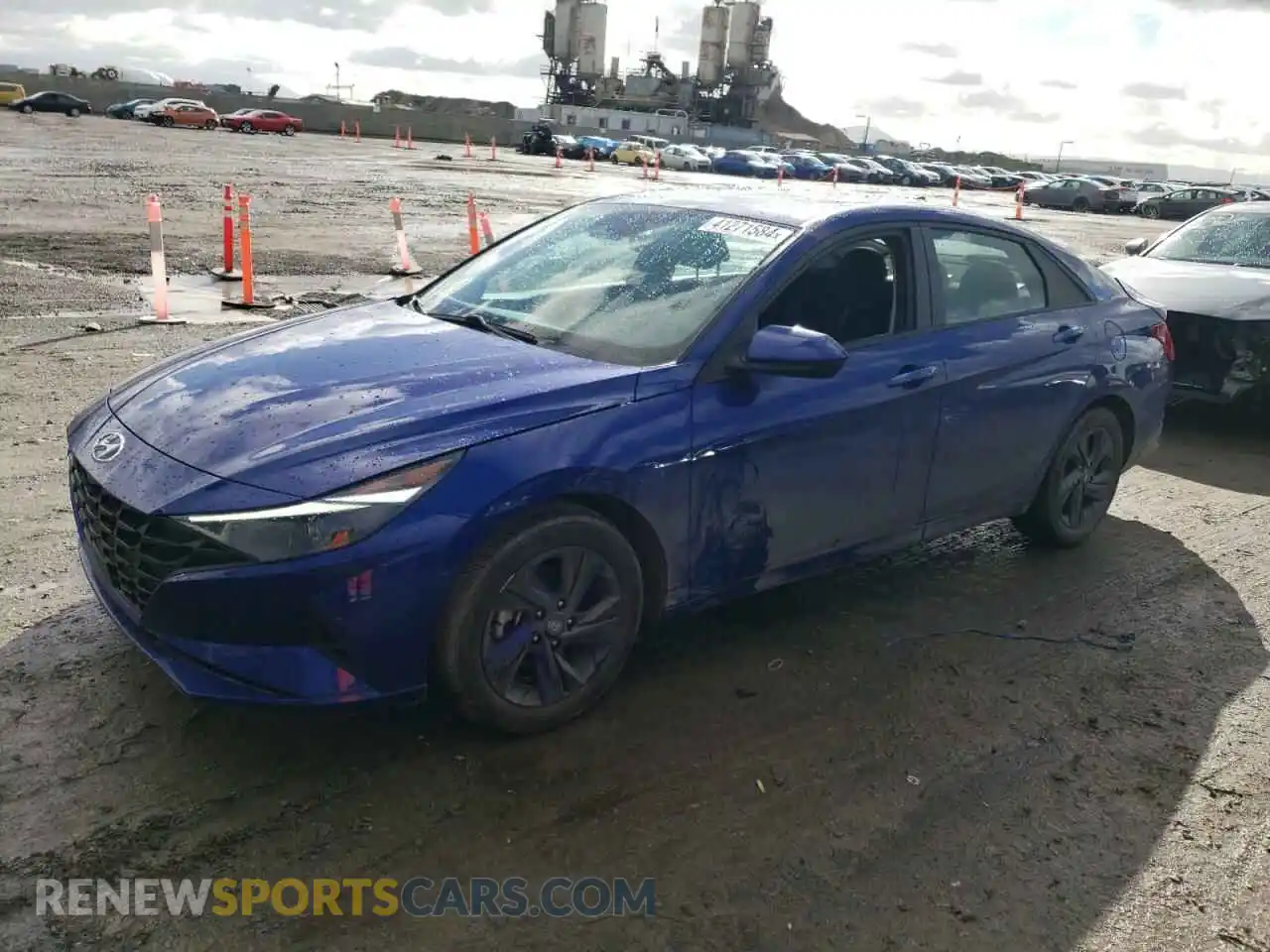 1 Photograph of a damaged car 5NPLS4AG2MH005963 HYUNDAI ELANTRA 2021