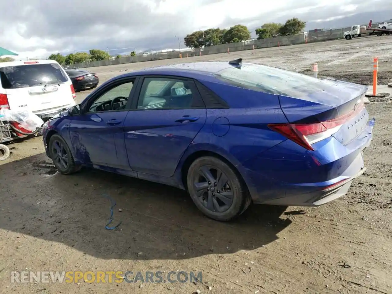 2 Photograph of a damaged car 5NPLS4AG2MH005963 HYUNDAI ELANTRA 2021