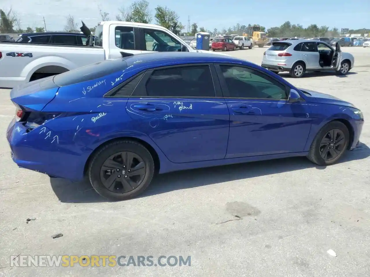 3 Photograph of a damaged car 5NPLS4AG2MH007230 HYUNDAI ELANTRA 2021