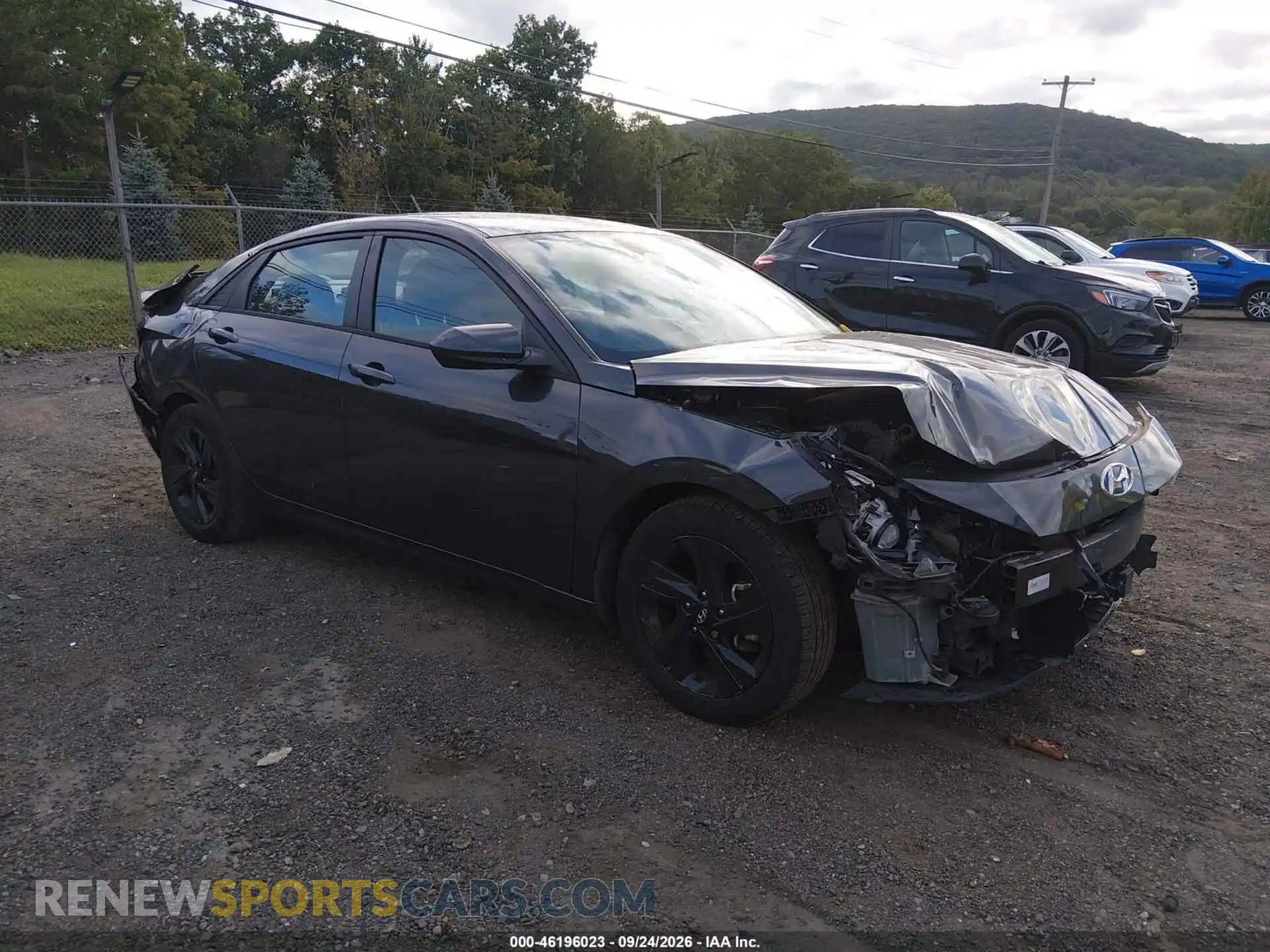 1 Photograph of a damaged car 5NPLS4AG2MH012654 HYUNDAI ELANTRA 2021