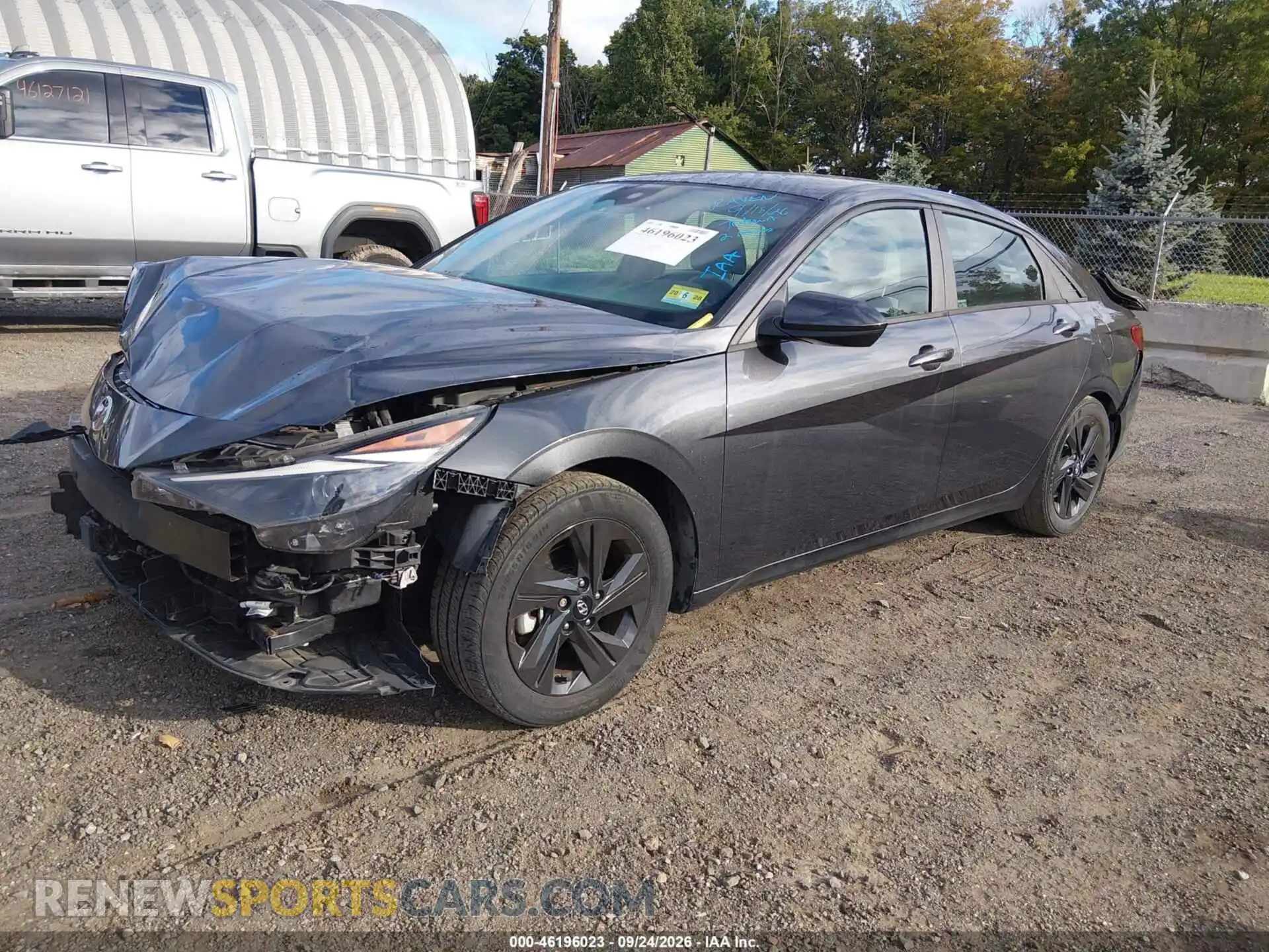 2 Photograph of a damaged car 5NPLS4AG2MH012654 HYUNDAI ELANTRA 2021