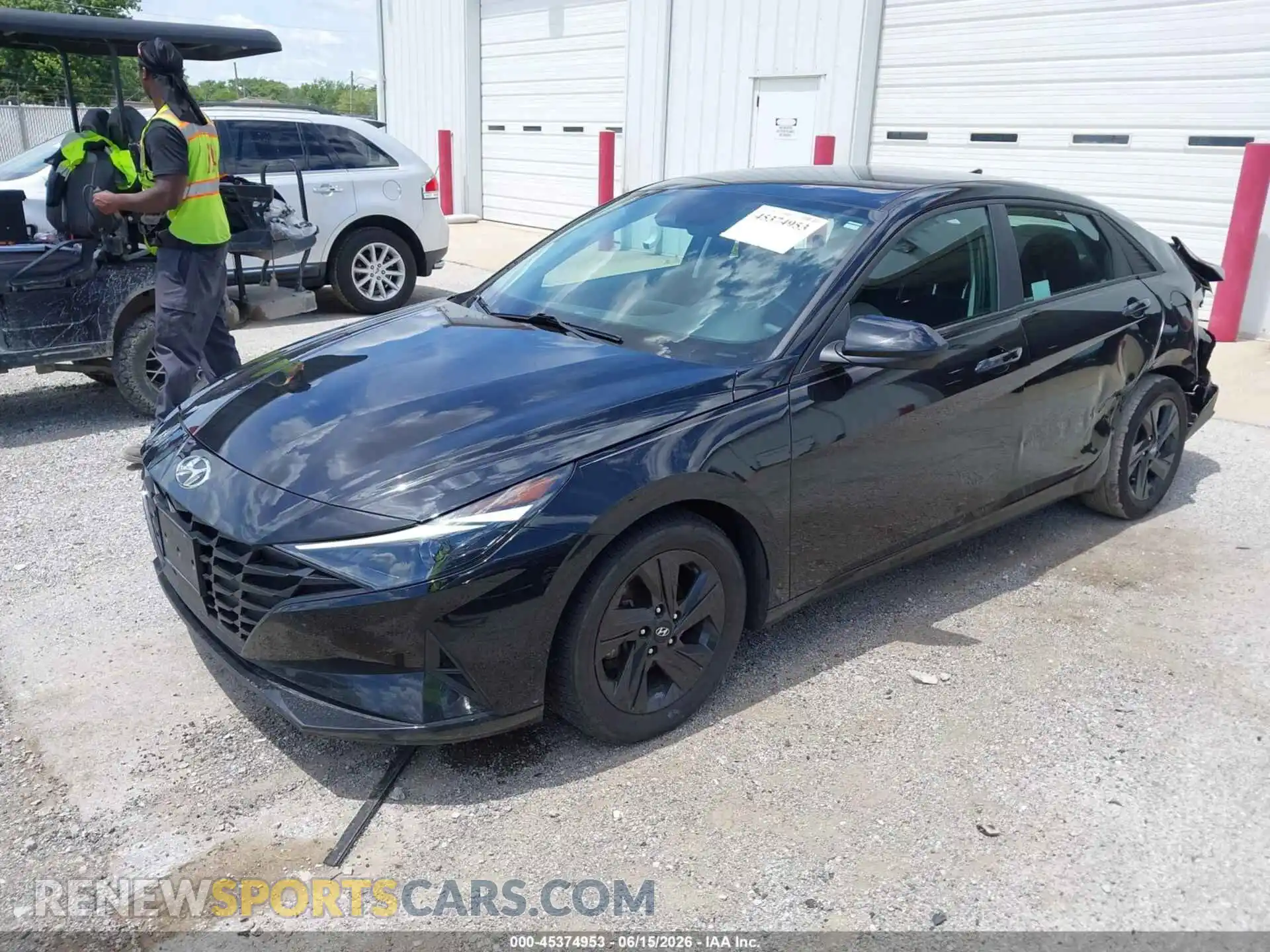 2 Photograph of a damaged car 5NPLS4AG2MH016350 HYUNDAI ELANTRA 2021