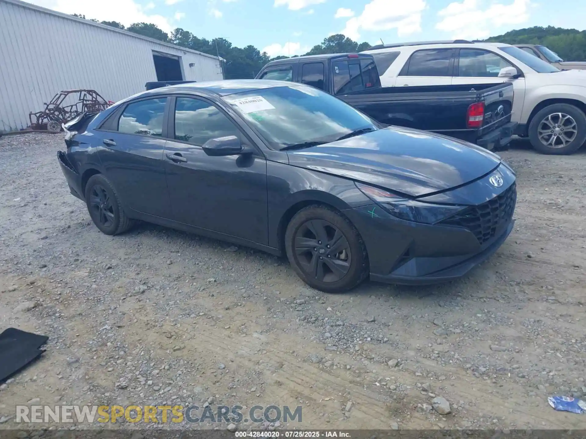 1 Photograph of a damaged car 5NPLS4AG2MH026375 HYUNDAI ELANTRA 2021