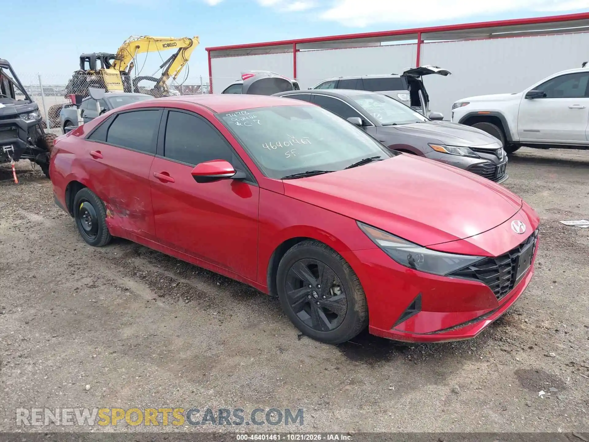 1 fotografías del automóvil dañado 5NPLS4AG2MH030412 HYUNDAI ELANTRA 2021