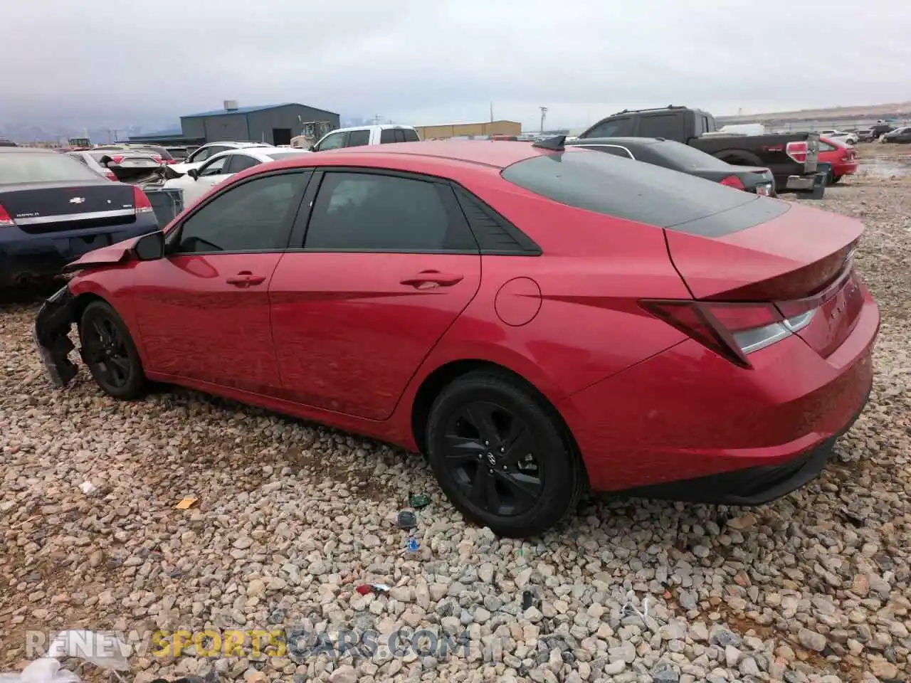 2 Photograph of a damaged car 5NPLS4AG2MH035917 HYUNDAI ELANTRA 2021