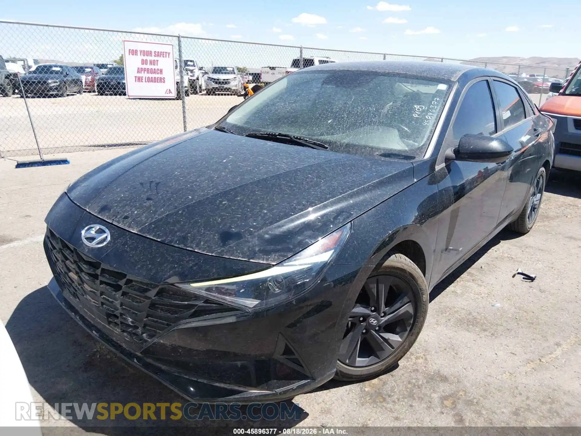 2 Photograph of a damaged car 5NPLS4AG2MH052037 HYUNDAI ELANTRA 2021