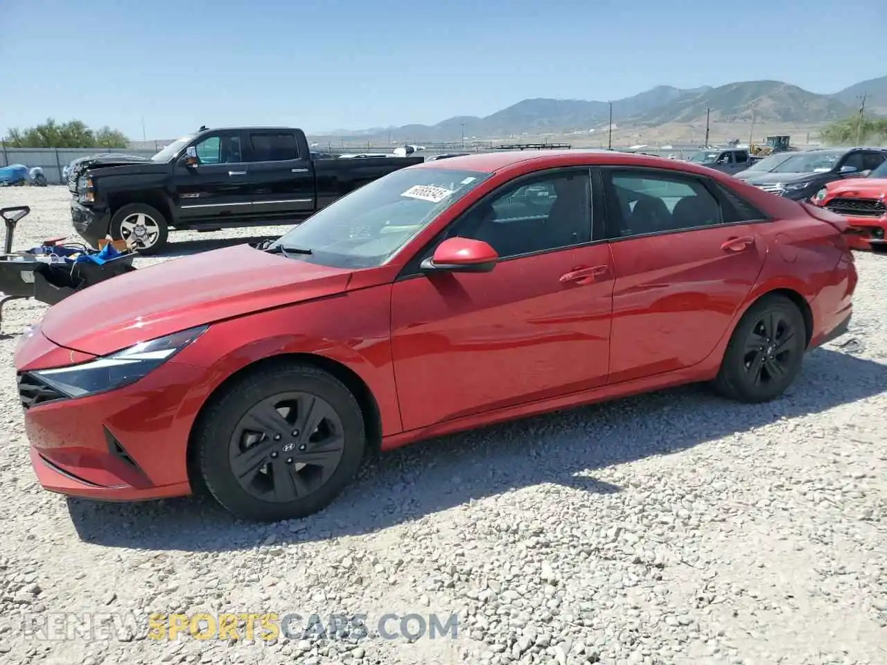 1 Photograph of a damaged car 5NPLS4AG3MH005230 HYUNDAI ELANTRA 2021
