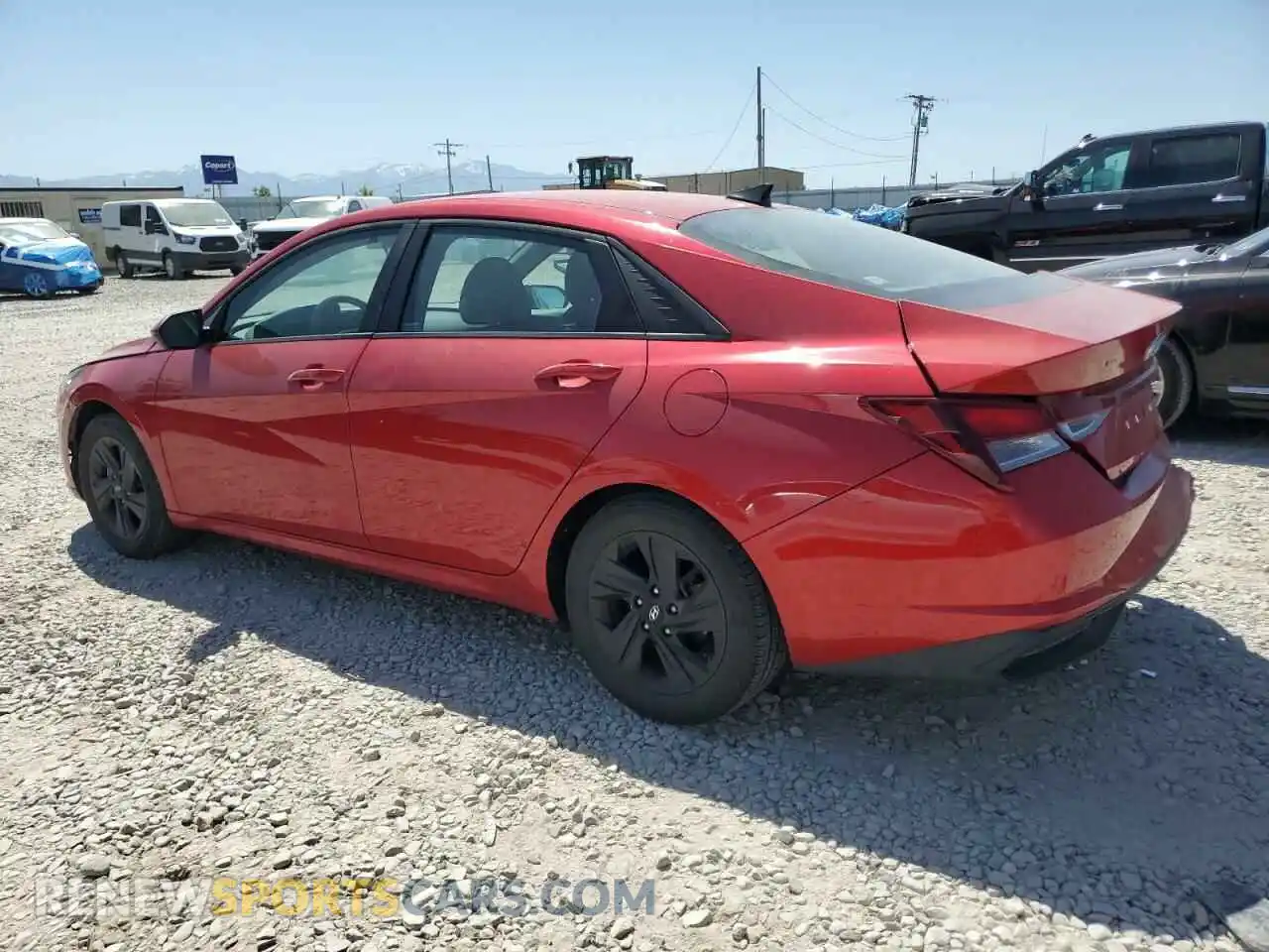 2 Photograph of a damaged car 5NPLS4AG3MH005230 HYUNDAI ELANTRA 2021