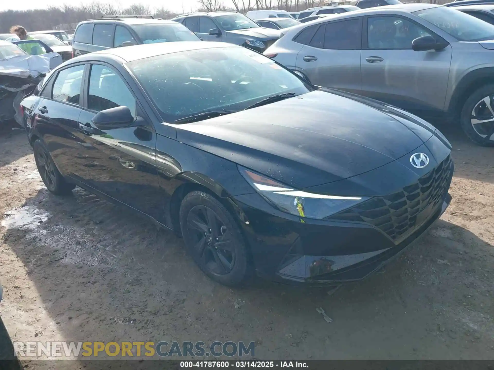 1 Photograph of a damaged car 5NPLS4AG3MH005342 HYUNDAI ELANTRA 2021