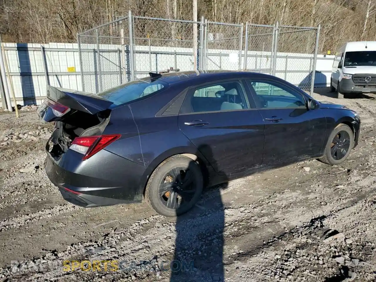 3 Photograph of a damaged car 5NPLS4AG3MH005728 HYUNDAI ELANTRA 2021
