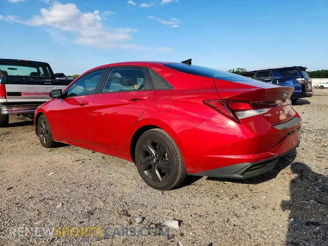 2 Photograph of a damaged car 5NPLS4AG3MH007091 HYUNDAI ELANTRA 2021